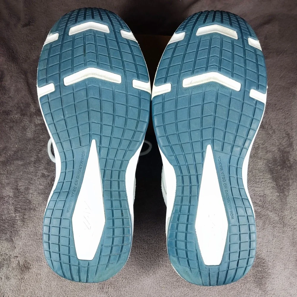 Avia Walking Shoes Mens Size 10 Wide White/Navy Memory Foam Low‎ MNAV41ES215